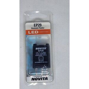 Novita EP29 LED-Compatible Electronic Flasher 12V 100W For 3-6 Lamps Trailer